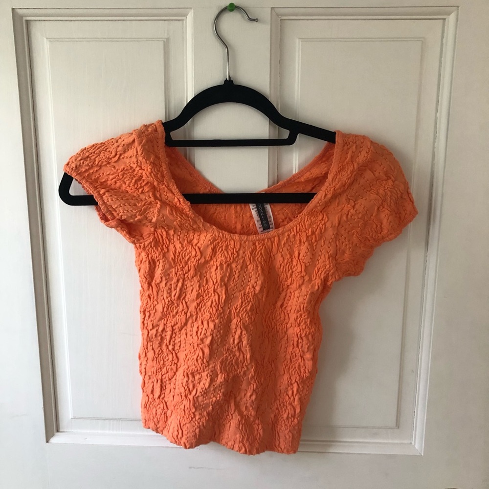 Basic orange top